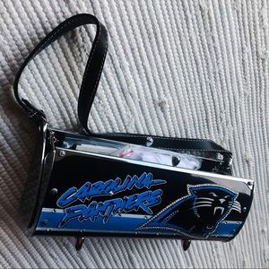 NFL NC PANTHERS Purse Swarovski Crystals